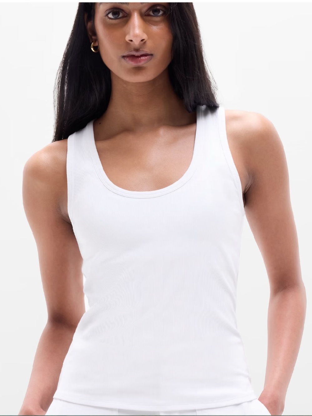 Athleta Ribbed Scoop Tank - Size Small